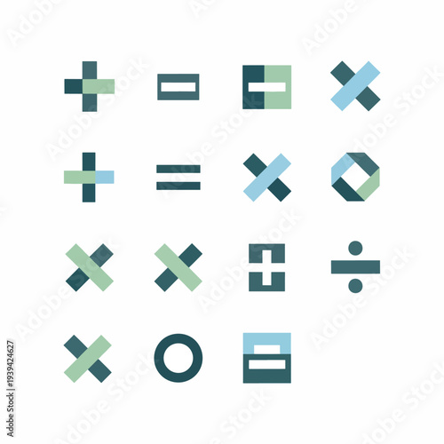 Mathematical Symbols Icons
