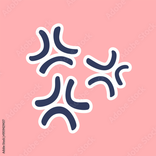 Abstract Anger Symbols Doodle Illustration