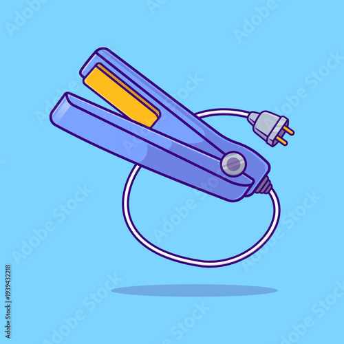 Hair Straightener Cartoon