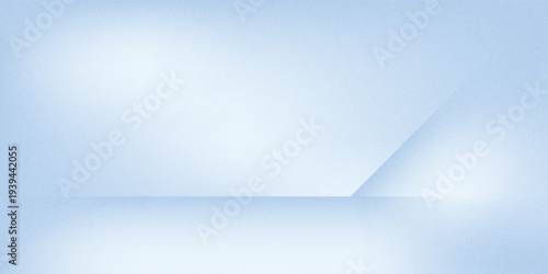 Blue studio room. Limbo light background. Abstract 3d backdrop for product presentation.