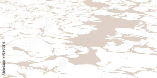 white and beige abstract cracked earth texture background with perspective view and organic vein patterns for design