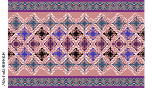 The fabric design features a checkered pattern in pastel colors creating a pleasing to the eye.