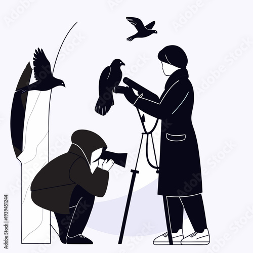 silhouette of a man with a cane
