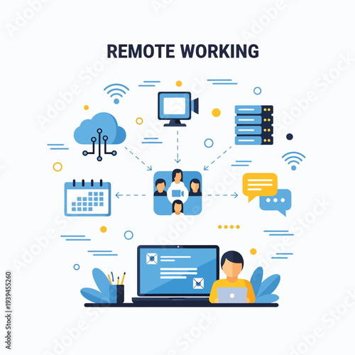 Remote Working Concept