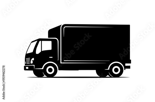 Vector delivery truck icon