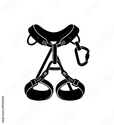Vector climbing harness icon
