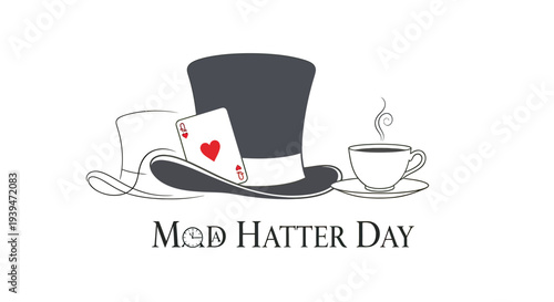 Mad Hatter Top Hat and Tea.