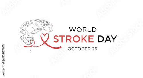 World Stroke Day Brain Health Awareness.