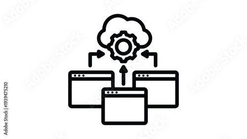 Cloud computing integration with local servers and data storage