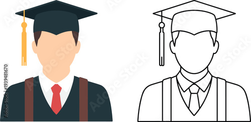 Happy young woman showing double thumbs up gesture for success and positive feedback concept flat vector illustration isolated on white