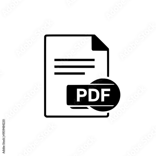 Simple PDF Document Icon