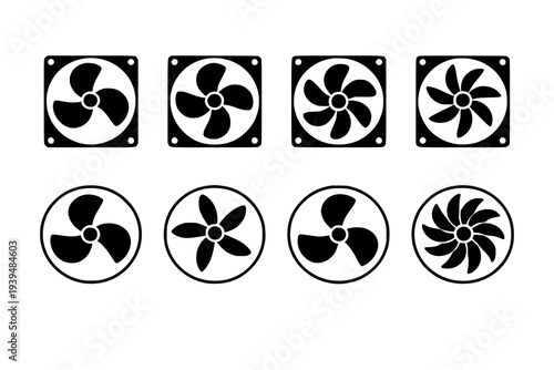 Cooling Fans Simple Design