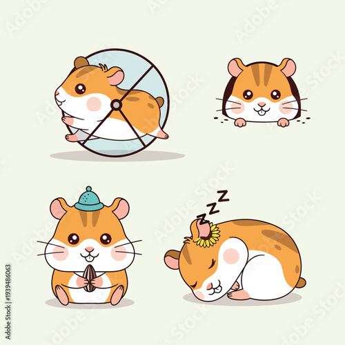 Cute Hamster Emotions