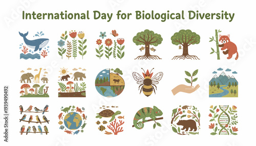International Day for Biological Diversity Collage