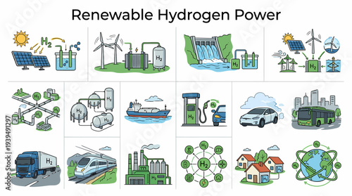 Renewable Hydrogen Power: Clean Energy Solutions