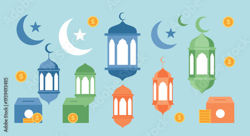 PrintCelebrate Eid Mubarak with this touching vector of  Muslim on Eid Day. A perfect symbol of love, faith, and unity. Ideal for Eid celebrations, family bonds, and Islamic holiday