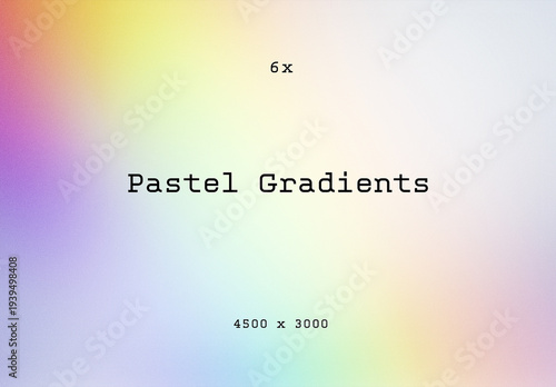 Minimal Pastel Gradient Background Set