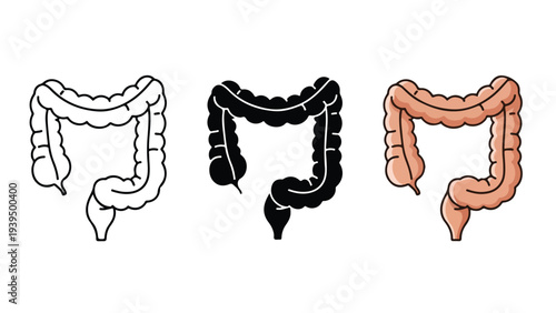 Braces teeth dental care flat design vector illustration - Flat Design Icon. line icon set - Icon vector - Blue icon vector. Clipart. Icon collection - Line and glyph solid icon and logo template