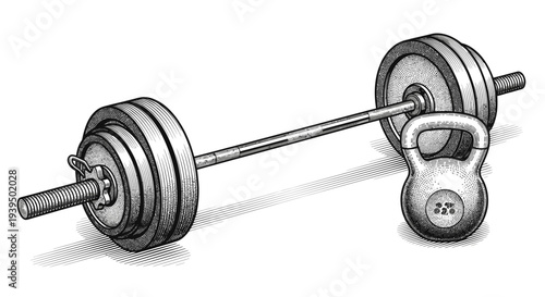 Barbell and Kettlebell Weights for Strength Training and Fitness