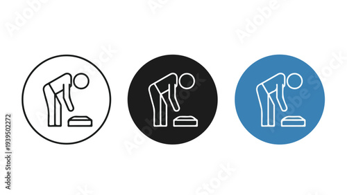 Thermometer temperature check flat design vector illustration - Flat Design Icon. line icon set - Icon vector - Blue icon vector. Clipart. Icon collection - Line and glyph solid icon and logo template