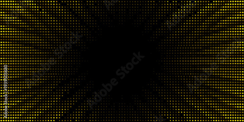Abstract background of golden dots forming a gradient pattern
