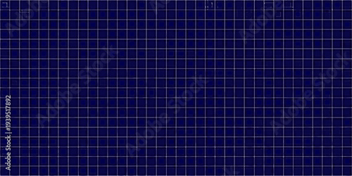 A dense grid of square tiles in varying shades of deep blue