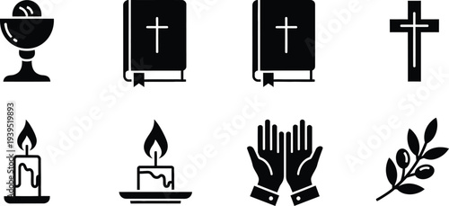 Christianity symbols and objects