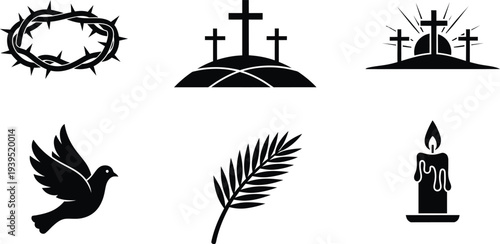 Easter and lent symbols