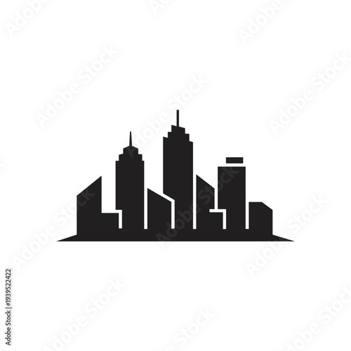 City Skyline Silhouette Vector Illustration 1.