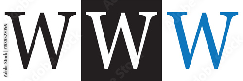 Vector Alphabet Letters Styles. Collection of stylized vector alphabet letters Z, Y, X, and W in different colors and outline styles, suitable for typography, logos, and design projects.EPS10/AI.