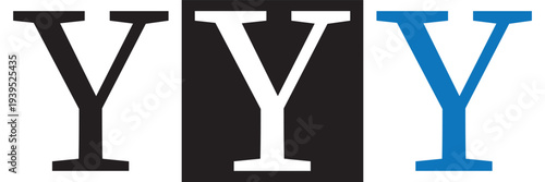 Vector Alphabet Letters Styles. Collection of stylized vector alphabet letters Z, Y, X, and W in different colors and outline styles, suitable for typography, logos, and design projects.EPS10/AI.