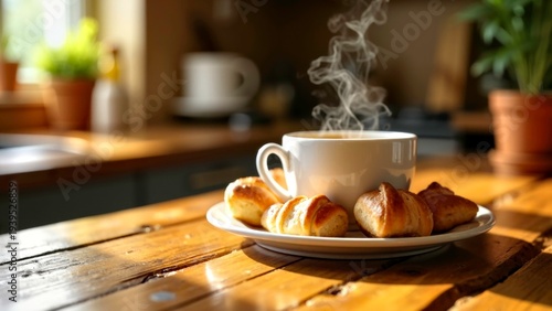 Indoor still life photography of green plants and coffee shops