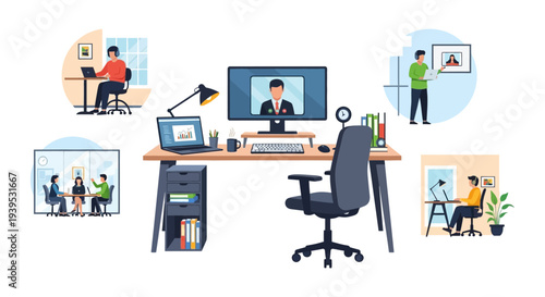 Digital Work Environments: Remote, Hybrid, Office Collaboration & Video Conferencing