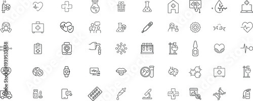 Representing Mental Health icon set, Mindfulness, Emotional Support, Therapy, and Psychological Wellness – Vector Illustration