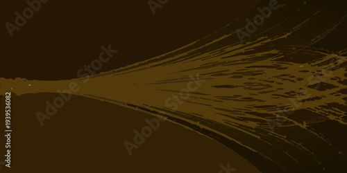 Abstract tunnel or corridor illustration with a light source ahead