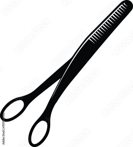  Forceps medical tweezer silhouette.