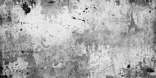 An old dirty concrete surface features a rough aged grunge wall texture with vintage grey paint and a weathered brown metal pattern on a textured cement backdrop.