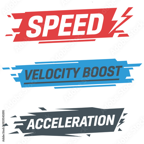 Speed and acceleration concepts illustrated