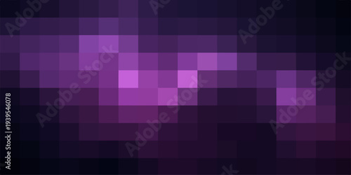 Abstract purple and colorful background featuring a geometric square pattern and violet mosaic texture with pink and blue light elements for a seamless digital wallpaper design.