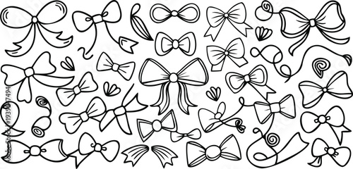 bow collection with a vector file