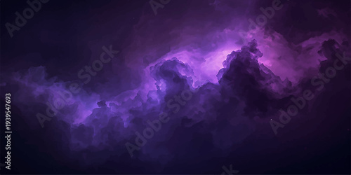 Abstract colorful smoke background with gradients of purple and pink, creating a dreamy and mystical atmosphere for digital.