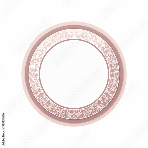 Pink Decorative Plate