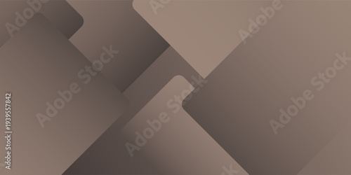 Geometric background with overlapping rectangles, featuring a smooth, brown color. The brown background has a modern, sleek texture. Dark gradient background with copy space.