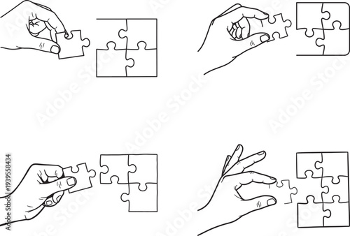 Step by step guide to solving a jigsaw puzzle