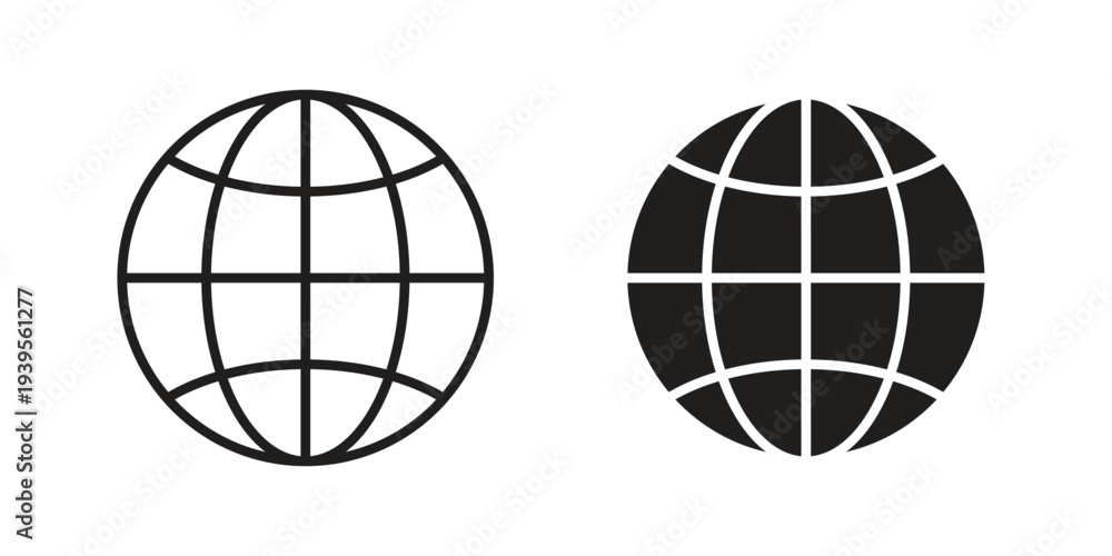 Obraz premium Website icon collection with multiple styles. EPS10