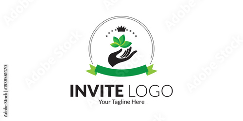 Vector Invite Logo Design Fully Editable High Quality