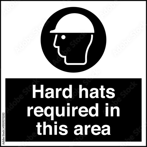 Safety Sign Safety Helmet Har...