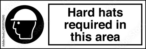 Safety Sign Safety Helmet Har...