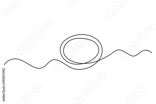 Continuous one line drawing of wedding rings and engagement ring minimalist illustration
