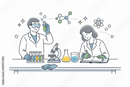 Scientists working in lab, conducting research and making discoveries